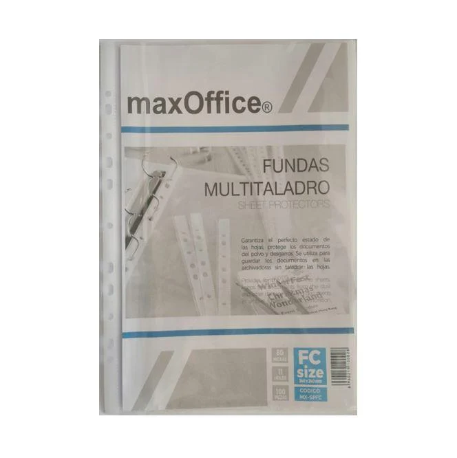 FUNDAS PLASTICAS ECOMAX 40MIC TAMAÑO/OFICIO